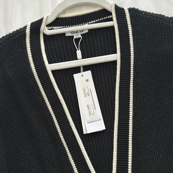 525 America Tipped Oversized Cardigan - Picture 7 of 8